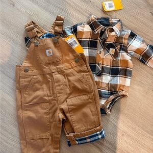 Carhartt Baby Overalls Set